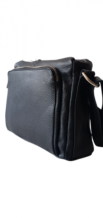 Geanta Dama Piele Naturala Neagra Eca G04145 [3]