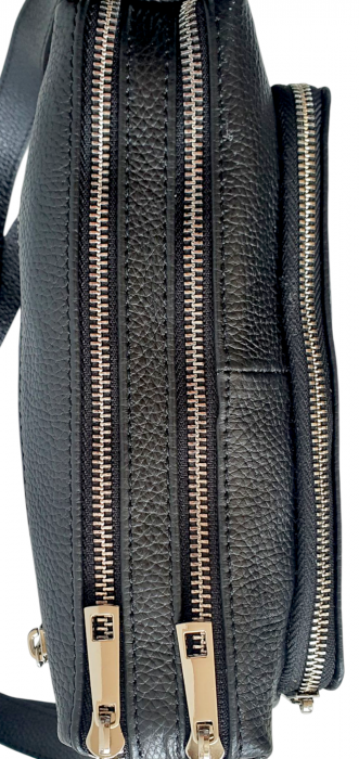 Geanta Dama Piele Naturala Neagra Eca G04145 [5]