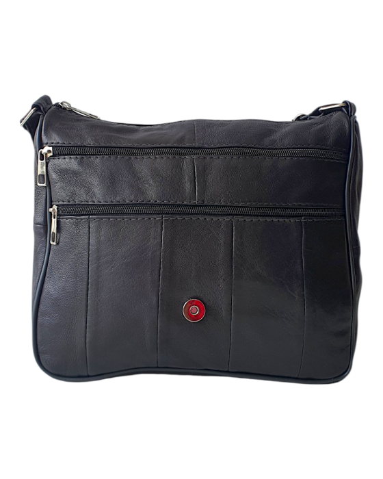 Geanta Dama Piele Naturala Neagra Emi G01308 [5]