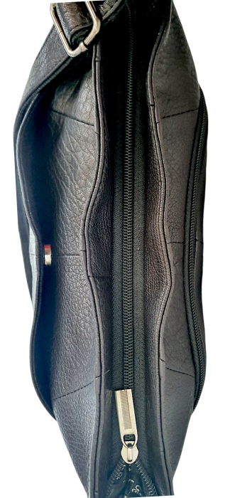 Geanta Dama Piele Naturala Neagra Evelina G03874 [5]