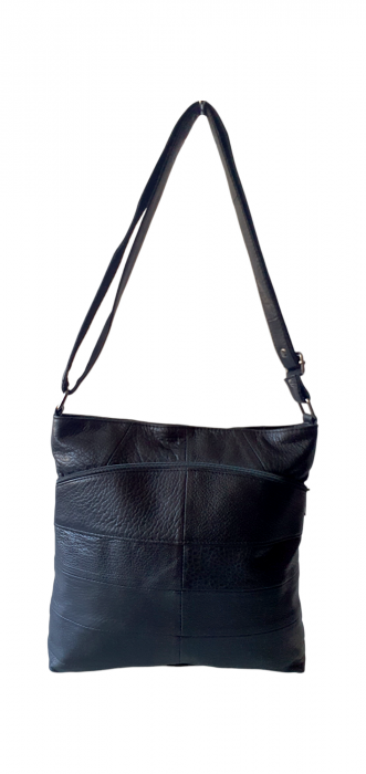Geanta Dama Piele Naturala Neagra Evelina G03874 [4]