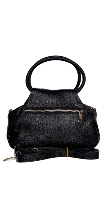 Geanta Dama Piele Naturala Neagra Ilinca G04579 [4]