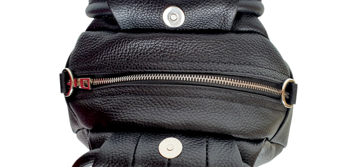 Geanta Dama Piele Naturala Neagra Ilinca G04579 [5]