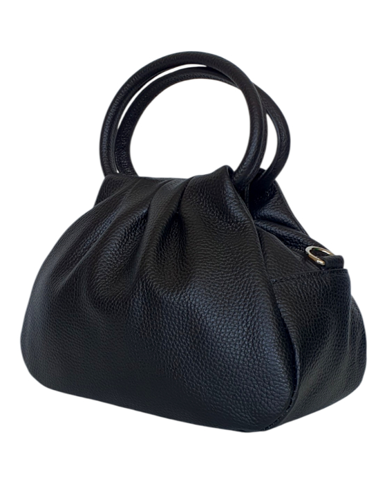 Geanta Dama Piele Naturala Neagra Ilinca G04579 [3]