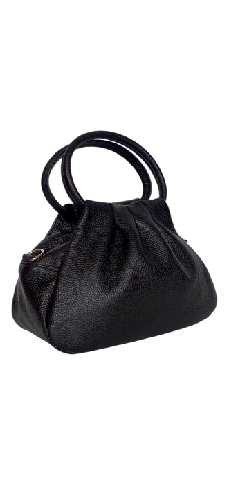 Geanta Dama Piele Naturala Neagra Ilinca G04579 [3]