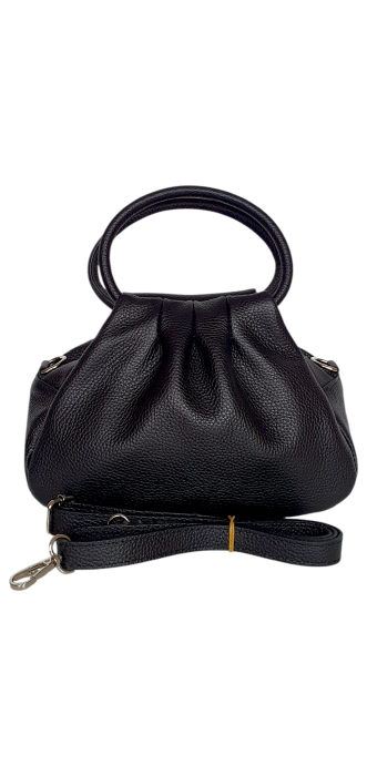 Geanta Dama Piele Naturala Neagra Ilinca G04579 [2]