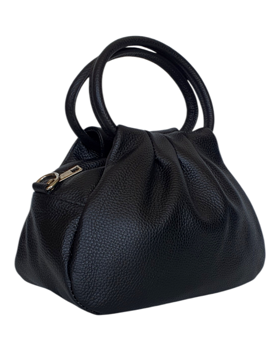 Geanta Dama Piele Naturala Neagra Ilinca G04579 [2]