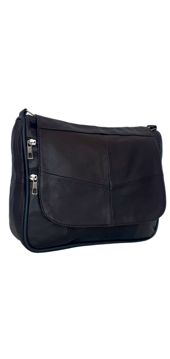 Geanta Dama Piele Naturala Neagra Magda G04523 [3]