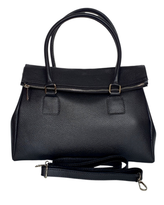 Geanta Dama Piele Naturala Neagra Monica G04138 [2]