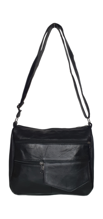 Geanta Dama Piele Naturala Neagra Ruth G04643 [2]