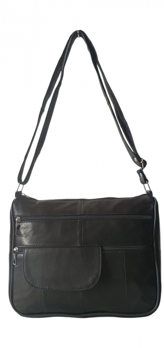 Geanta Dama Piele Naturala Neagra Ruxandra G04046 [1]