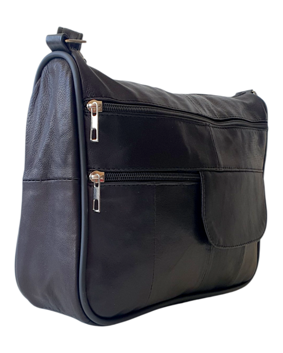 Geanta Dama Piele Naturala Neagra Ruxandra G04046 [3]