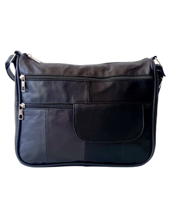 Geanta Dama Piele Naturala Neagra Ruxandra G04046 [2]