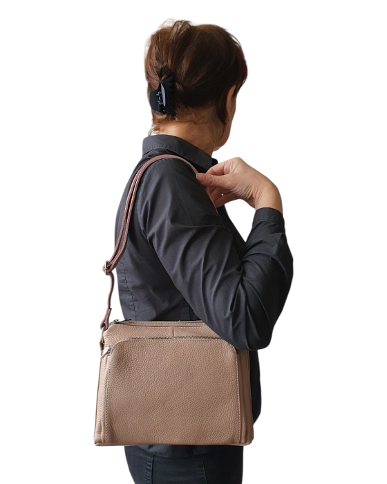 Geanta Dama Piele Naturala Nude Eca G04721 [7]