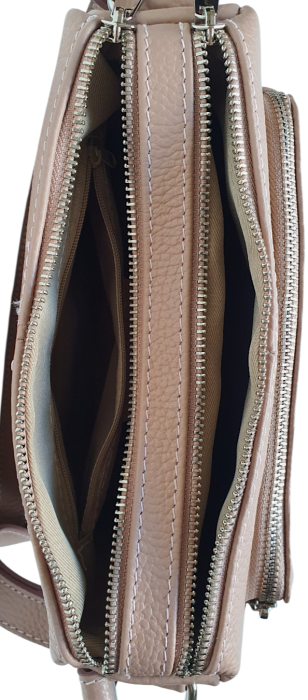 Geanta Dama Piele Naturala Nude Eca G04721 [6]