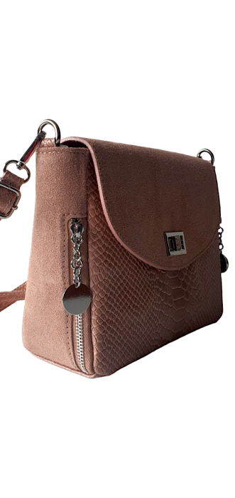 Geanta Dama Piele Naturala Nude Lola G03488 [2]
