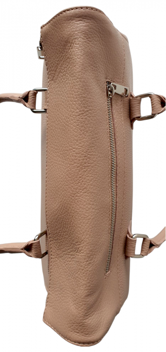 Geanta Dama Piele Naturala Nude Monica G04137 [5]