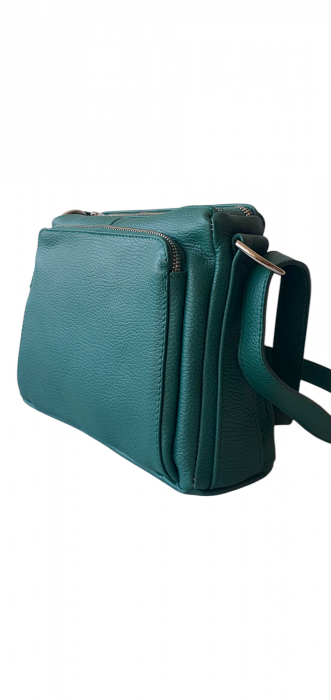Geanta Dama Piele Naturala Turquoise Eca G04143 [3]