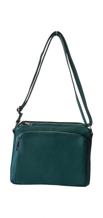 Geanta Dama Piele Naturala Turquoise Eca G04143 [2]
