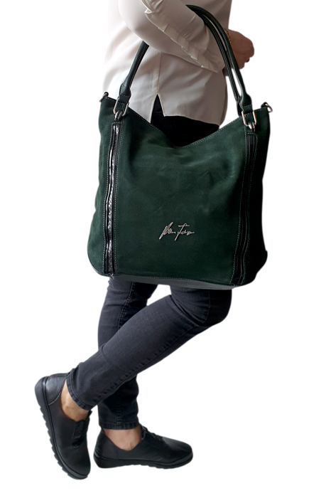 Geanta Dama Piele Naturala Verde Daciana V. Fabbiano G04627 [7]