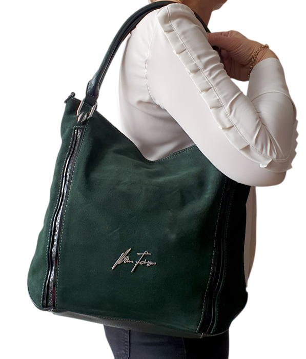 Geanta Dama Piele Naturala Verde Daciana V. Fabbiano G04627 [8]