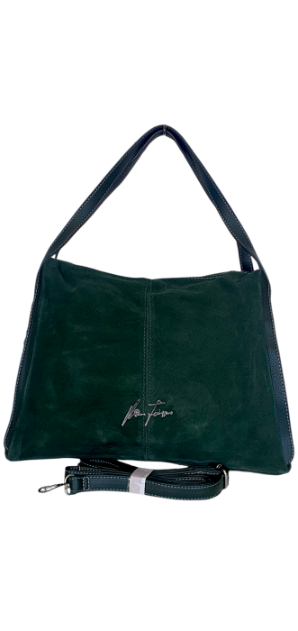 Geanta Dama Piele Naturala Verde Faby G04506 [2]