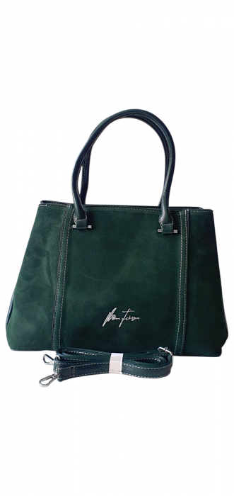 Geanta Dama Piele Naturala Verde Olga G04278 [1]