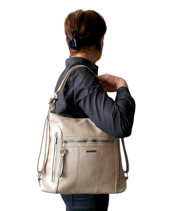 Geanta Dama Silvia Rosa Bej Naty G04730 [6]