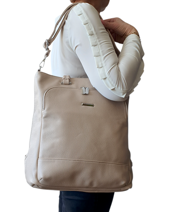 Geanta Dama Silvia Rosa Bej Seoul G04684 [8]