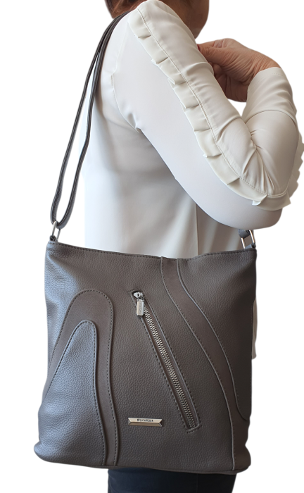 Geanta Dama Silvia Rosa Grej Belinda G04620 [6]