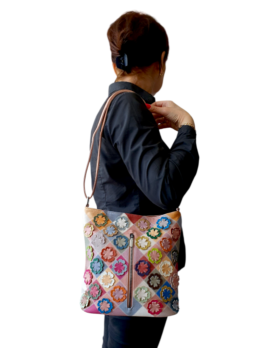 Geanta Dama Silvia Rosa Multicolora Fiora G04743 [6]