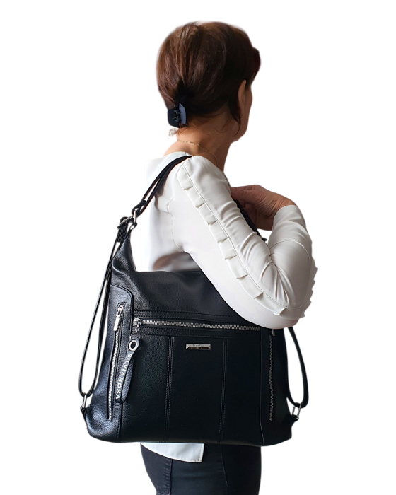 Geanta Dama Silvia Rosa Neagra Naty G04729 [6]