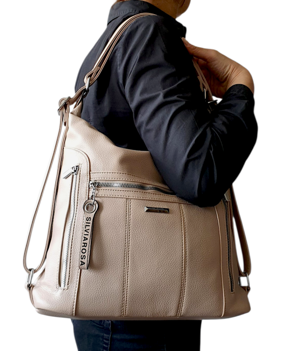 Geanta Dama Silvia Rosa Nude Naty G04731 [6]