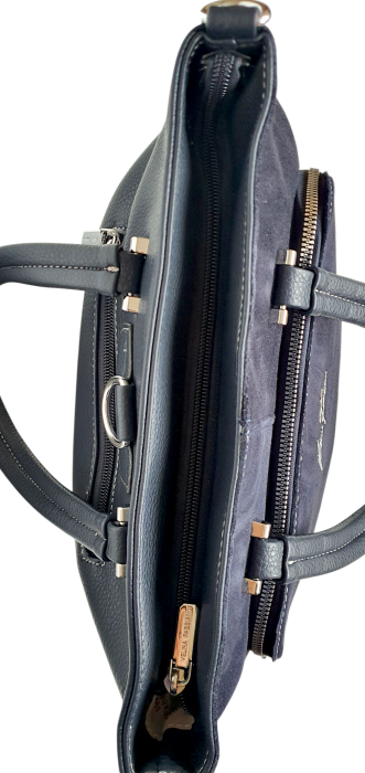 Geanta-Rucsac Dama Piele Naturala Bleumarin Mada G04547 [5]