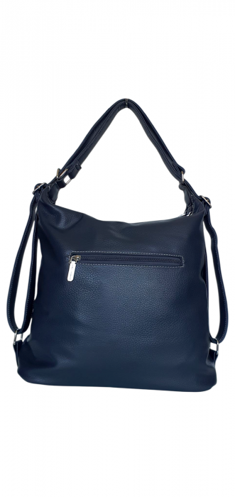 Geanta-Rucsac Dama Piele Naturala Bleumarin Rita G04347 [4]