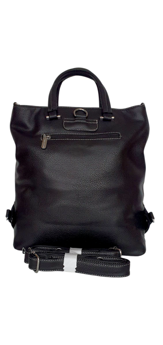 Geanta-Rucsac Dama Piele Naturala Neagra Mada G04546 [4]