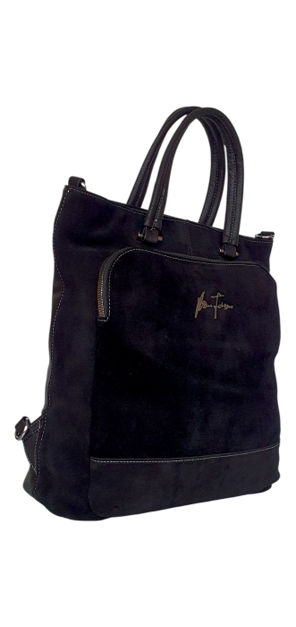 Geanta-Rucsac Dama Piele Naturala Neagra Mada G04546 [2]