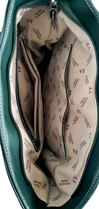 Geanta-Rucsac Dama Piele Naturala Verde Mada G04548 [5]
