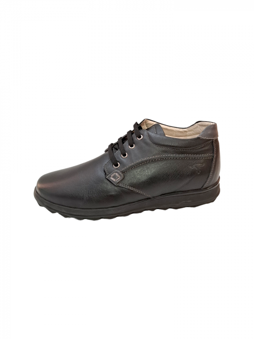 Ghete Barbati Piele Naturala Negre Gitanos Aryan B00160 [2]