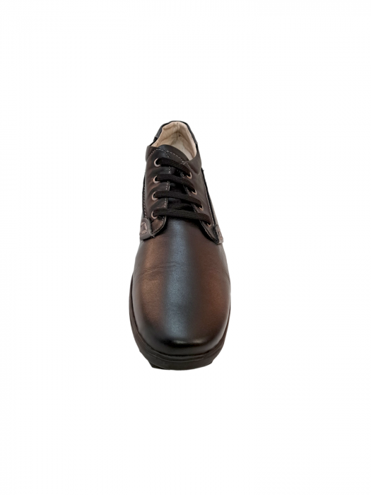Ghete Barbati Piele Naturala Negre Gitanos Aryan B00160 [4]