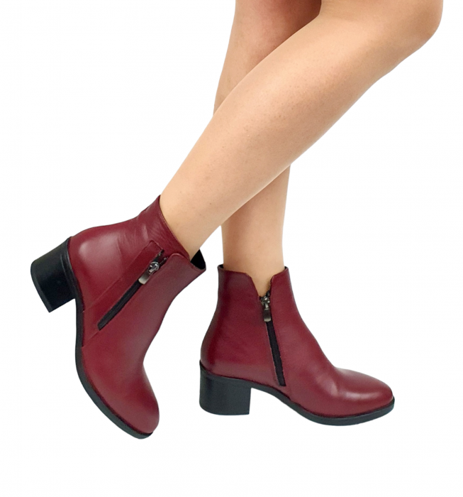 Ghete Dama Piele Naturala Dogati Grena Madlene D02953 [2]