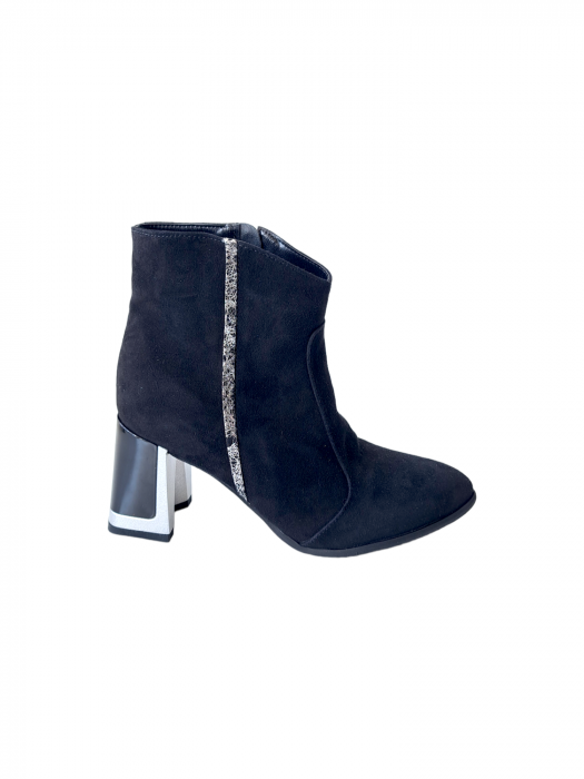 Ghete Dama Piele Naturala Moda Prosper Negre Ala D03034 [4]