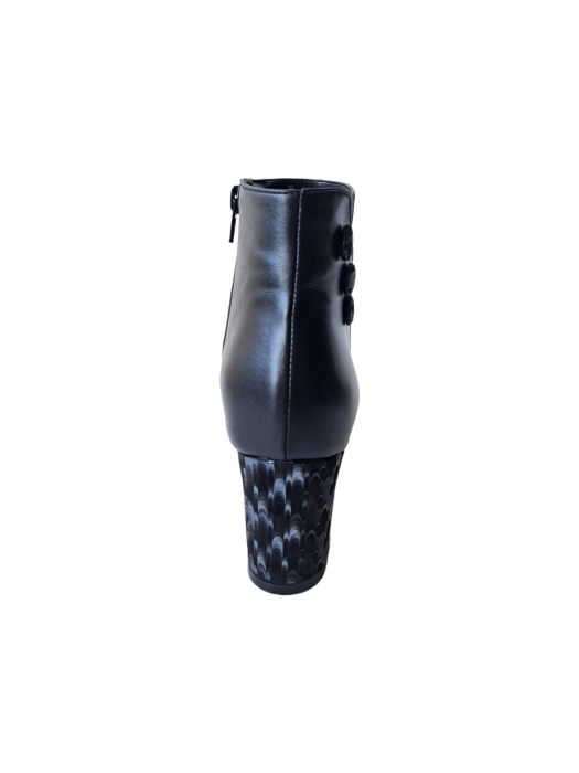 Ghete Dama Piele Naturala Moda Prosper Negre Jamelia D03035 [5]