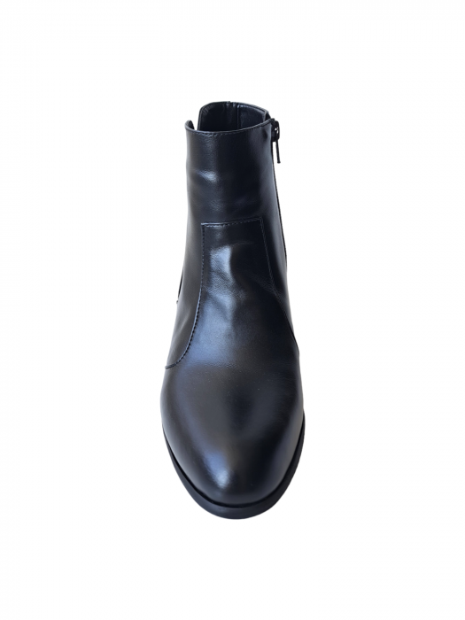 Ghete Dama Piele Naturala Moda Prosper Negre Jamelia D03035 [4]