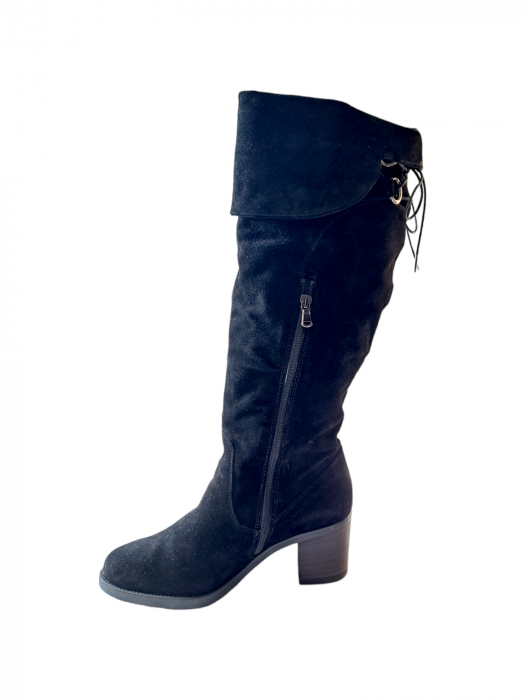 Cizme Dama Piele Naturala Negre Inesa D03051 [3]