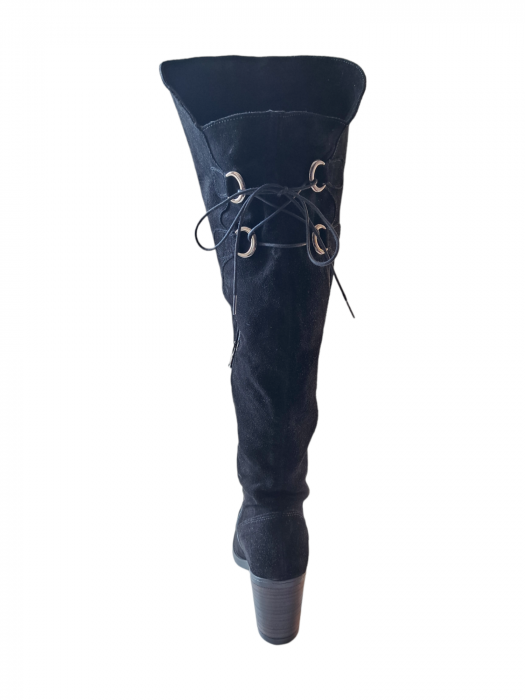 Cizme Dama Piele Naturala Negre Inesa D03051 [5]