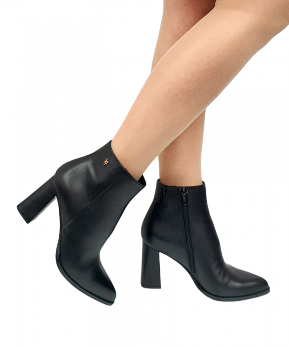 Ghete Dama Piele Naturala Sala Negre Kyra D02968 [2]