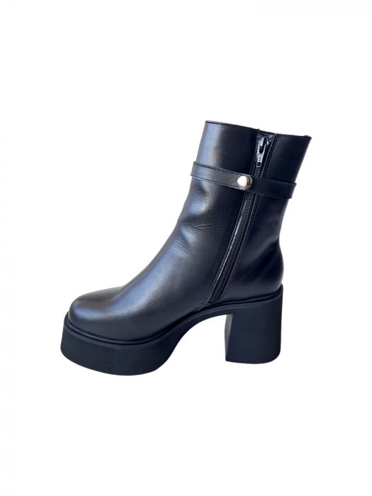 Ghete Dama Piele Naturala Perlla Negre Anaisa D03030 [3]