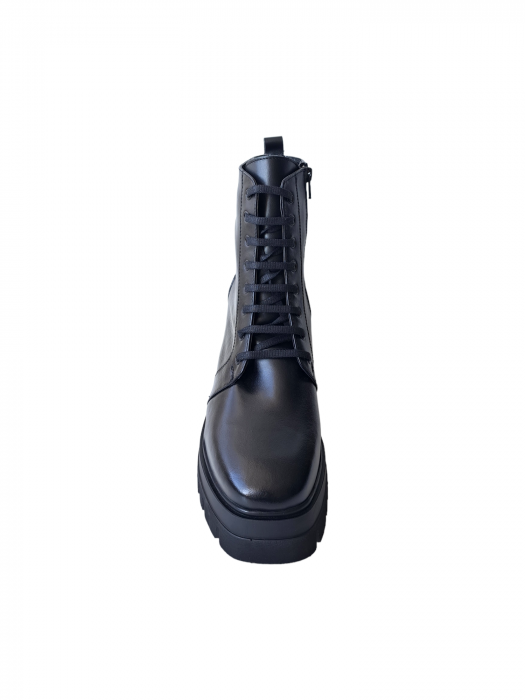 Ghete Dama Piele Naturala Perlla Negre Bela D03031 [4]