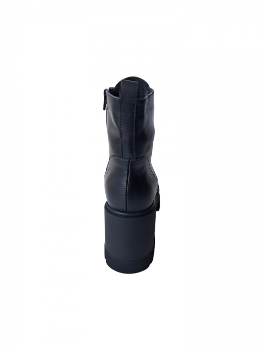Ghete Dama Piele Naturala Perlla Negre Bela D03031 [5]
